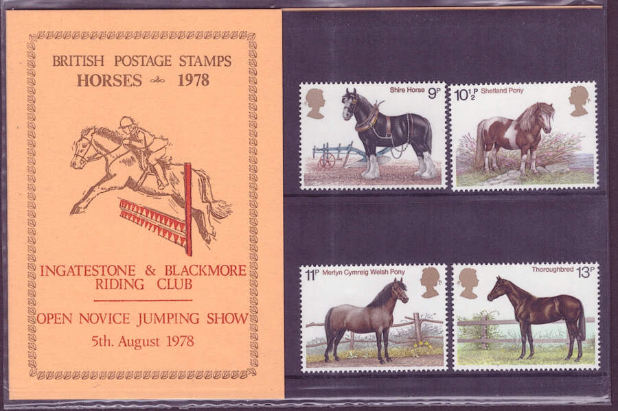 1978 Horses Ingatestone & Blackmore Riding Club Private Presentation Pack